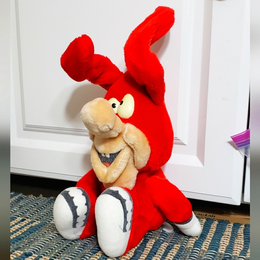 Vintage Dominoes Pizza Noid Plush